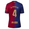 Maglia ufficiale Barcellona R. Araujo 4 Casa 2024-25 per Bambino